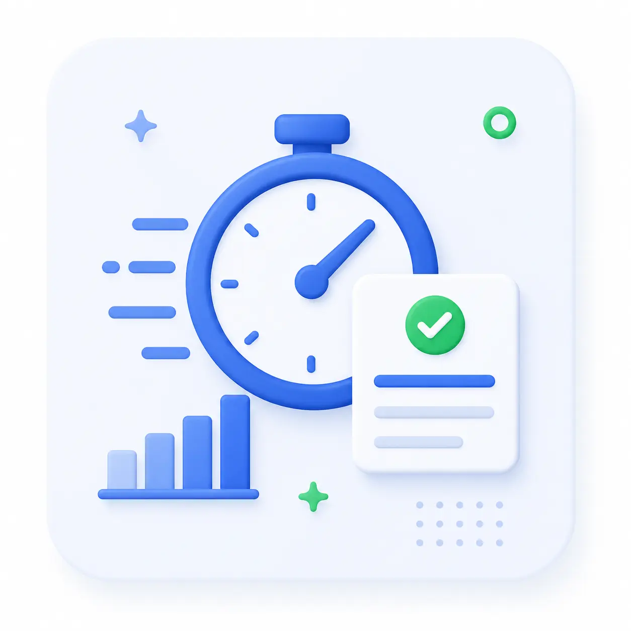 Speed and results dashboard design